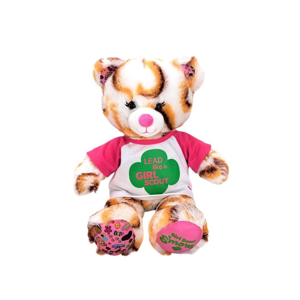 Build A Bear Girl Scouts Smores Cookies Teddy Bear Plush With T-Shirt Retired